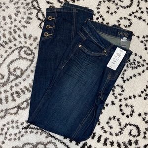 CACHÉ Dark Wash Skinny Fashion Jeans